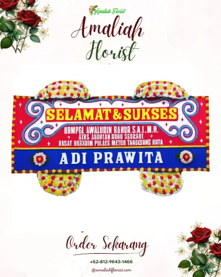 Papan Bunga Ucapan Selamat Salobulo